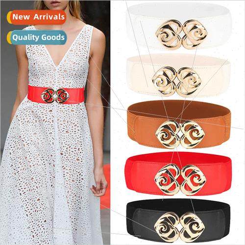 Love elastic elastic wide belt women decorative waist seal a