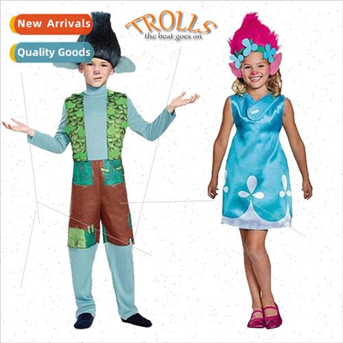 New childrens cosplay magic hair elf permance clothes Bobby