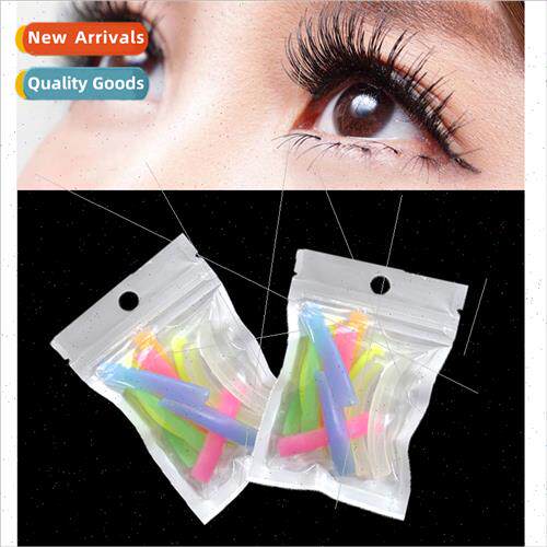 Star Face Hot Eyelash licone Patches 6 Pairs Rainbow Spacers