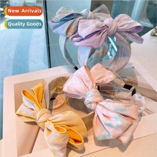 fashion splash wide palette large dye Korean tie Monet ink