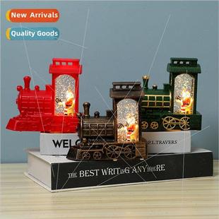 wind lam new oil small lamp train drive santa Christmas 2022