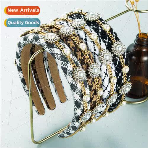 Hair bands Korea personalized creative fashion alloy chain p