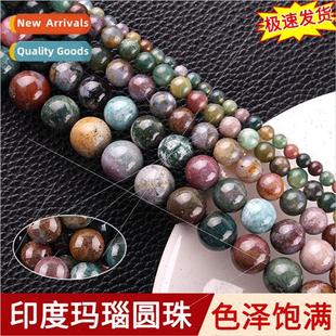 crystal men DIY agate necklace beads bracelet Indian women