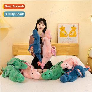 flying dragon with cute sleeping bed little pillow New doll
