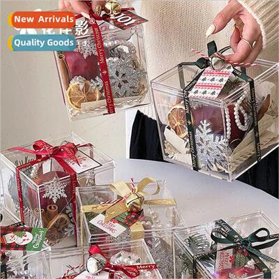 Christmas acrylic 适用Applebox transparent flower box thicke