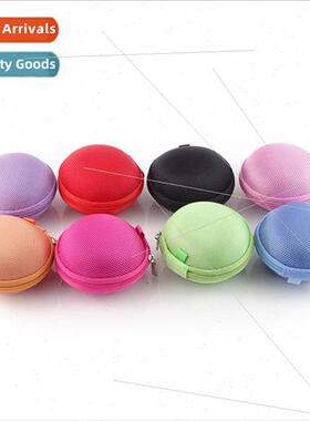 Oxd cloth round headset organizer bag cell phone charger coi