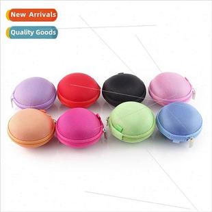 Oxd cloth round headset organizer bag cell phone charger coi