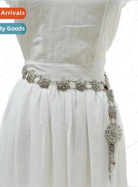 Metal Iron Chain Waist Necklace Ladies Vintage Fashion Hundr