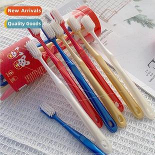 Toothbrush 8pcs Bucket Adult Household Bristle Set Gree Soft