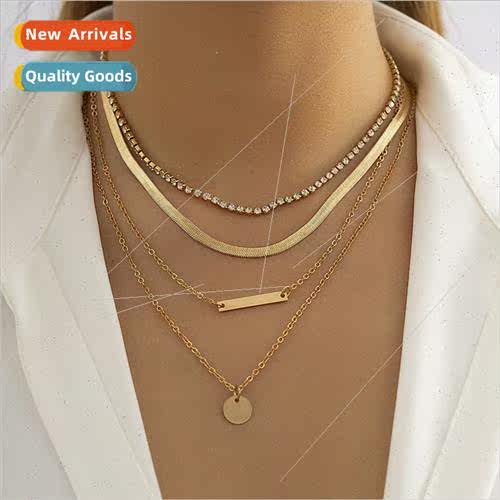 Europe fashion rhinestone collarbone chain accessories women
