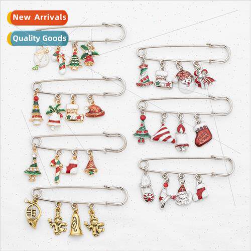 Cute est system Christmas e Santa Claus Santa brooch Japan K