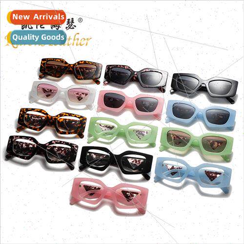 New diamond small frame sunglasses 426 Europe triangle print