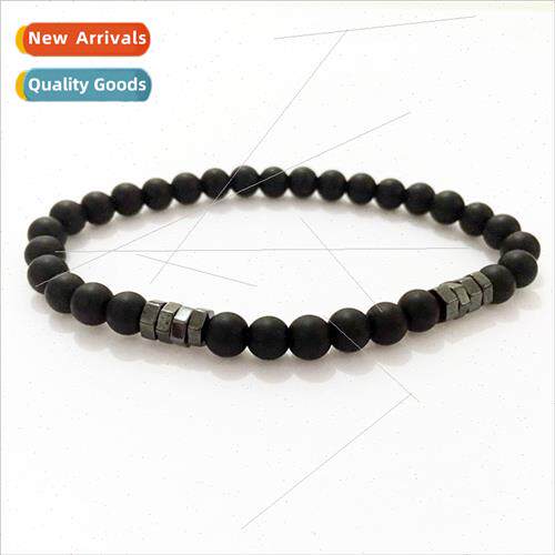 New Fashion Geometric Men Bracelet mple Classic Stone Beads