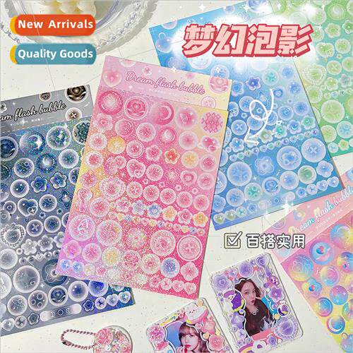 Creative bubble goo card stickers bottoming handbook sticker