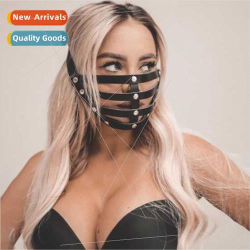 Erotic Eye Mask PU Leather Eye Mask Role Play Mask Dance Flo