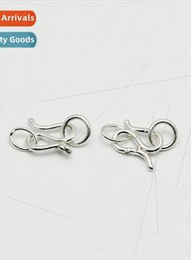 925 silver necklace clasp S-shaped buckle pearl necklace buc