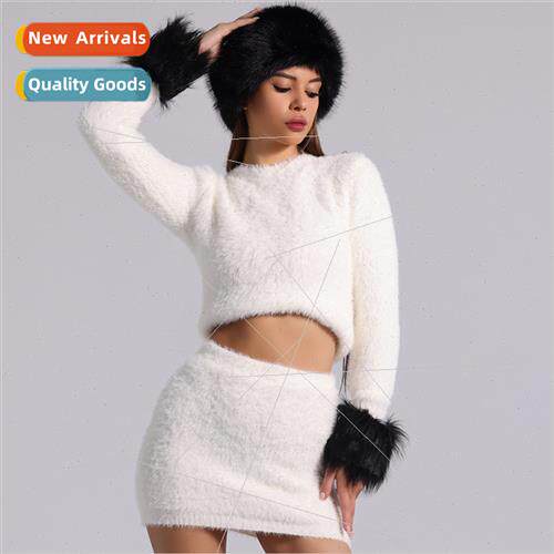 Touchscreen gloves fall and winter new out warm plush decora