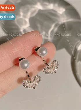 New tide women pearl earrings earrings delicate French atmos