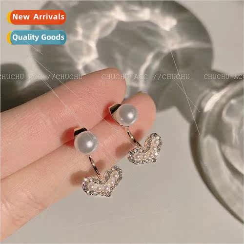 New tide women pearl earrings earrings delicate French atmos