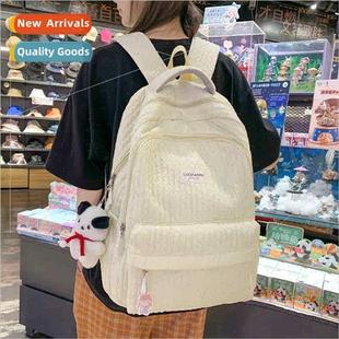 Bag Pure Backpack mple Kor Sweet Shoulder Fresh Casual Color