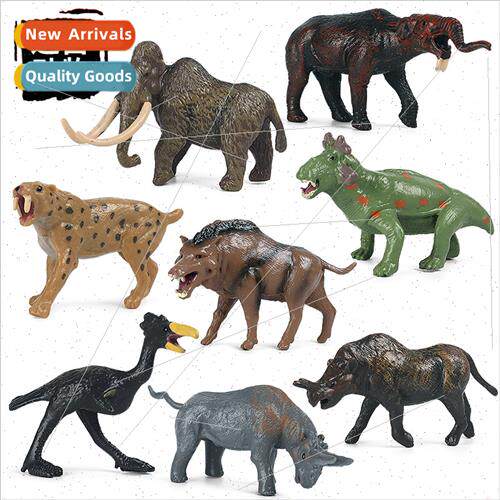 wildlife toys model ancient creatures mammoth saber-toothed
