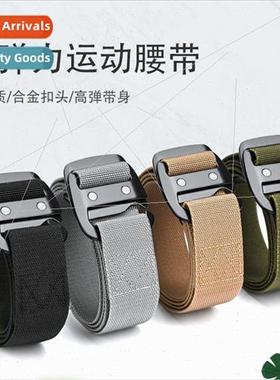 New alloy tactical belt men Keraf elastic hook buckle lightw