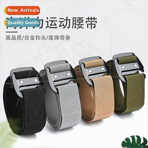 New alloy tactical belt men Keraf elastic hook buckle lightw