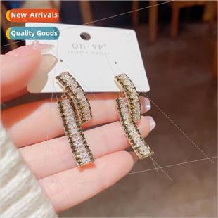 arc earrings niche two premium pin wear silver zirconia s925