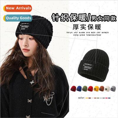 Japanese lazy wind woolen cap female winter ear protection v