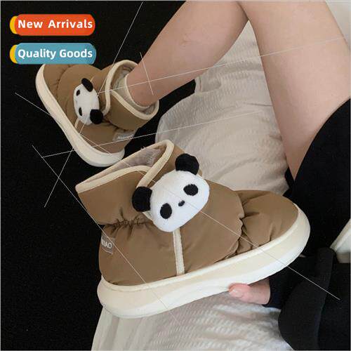 Soft cute cute panda fashion snow boots female winter Korean
