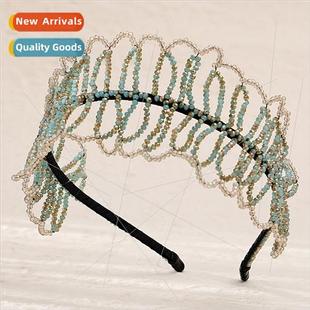 bands female bridal woven hai wedding hair vintage hand Mori