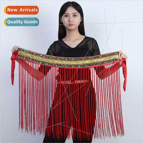 Belly Dance Waist Chain Hip Towel Sequins Tassel Hip Towel I