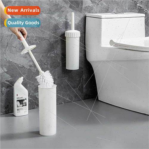Household creative toilet brush wall-mounted on wall type du