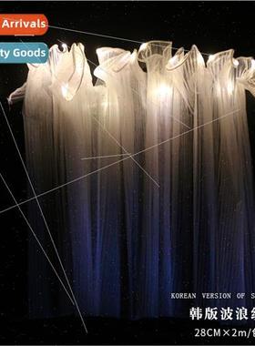 minous Wave Yarn Flower Packaging Wave Yarn Lace Yarn Bouque