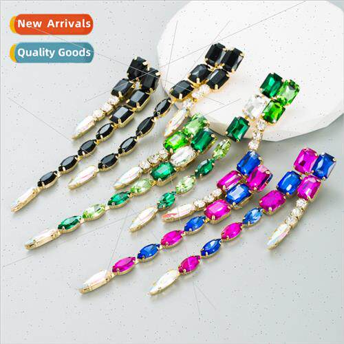 Europe super flash claw chain alloy diamonds multi-layer geo