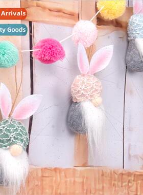 2023 New Easter Decoration Gnome Rudolph Pendant Venue Decor
