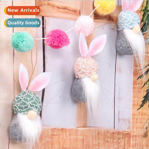 2023 New Easter Decoration Gnome Rudolph Pendant Venue Decor
