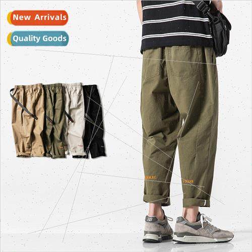 Japanese straight pants mens pants spring and autumn nd of H