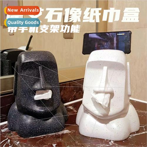 Moai Tissue Box Easter Island Moai Stone Tissue Box Stone Ma