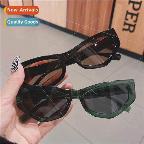 2022 Europe summer new cat eye sunglasses tide ins retro con