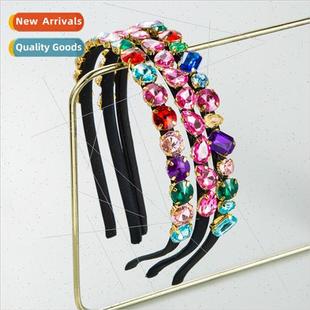 baroque creative fine Hair rhinestone Korean edge head bands