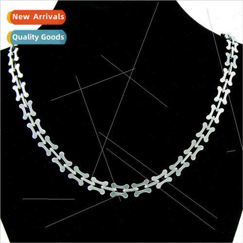 Europe ins personalized tanium steel glossy cross chain spli
