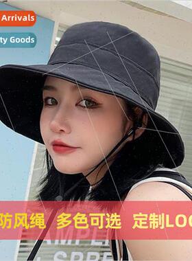 High- summer new solid color fashion sun hat sunscreen sunsc