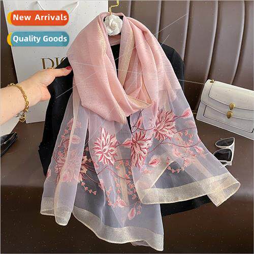 New fashion silk wool scarf female winter Korean  hundred em