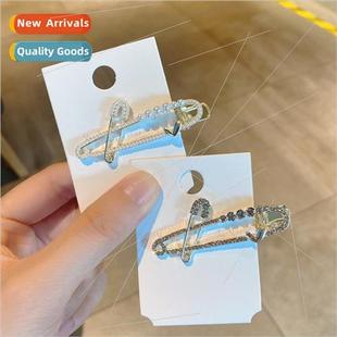 personalized pin modeling rhinestone clips pearl duck hair