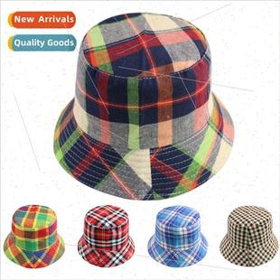 Classic plaid retro Harajuku HK hip-hop fashion versatile fi