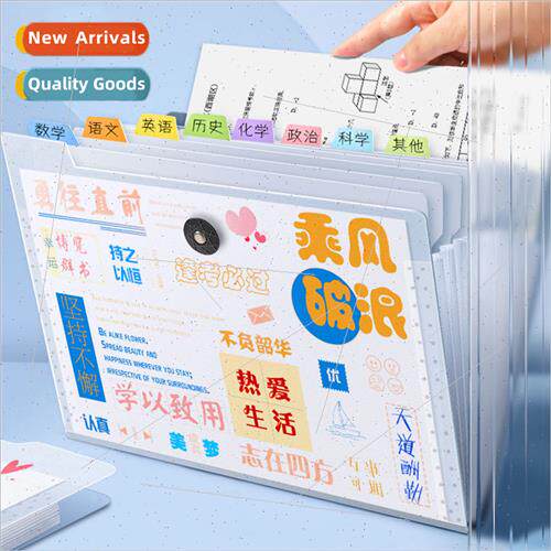 a4 organ bag folder horizontal paragraph multi-layer inserts
