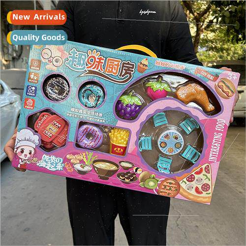 Children play house dining kchen kchen toys set dining table