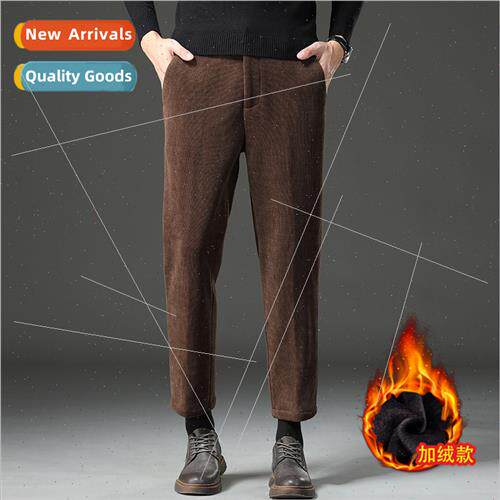 Corduroy su pants fall winter men HK nd loose comtable breat
