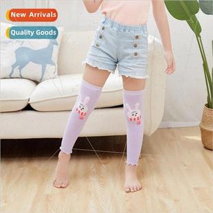 Spring and summer new childrens sports cycling socks knee pa
